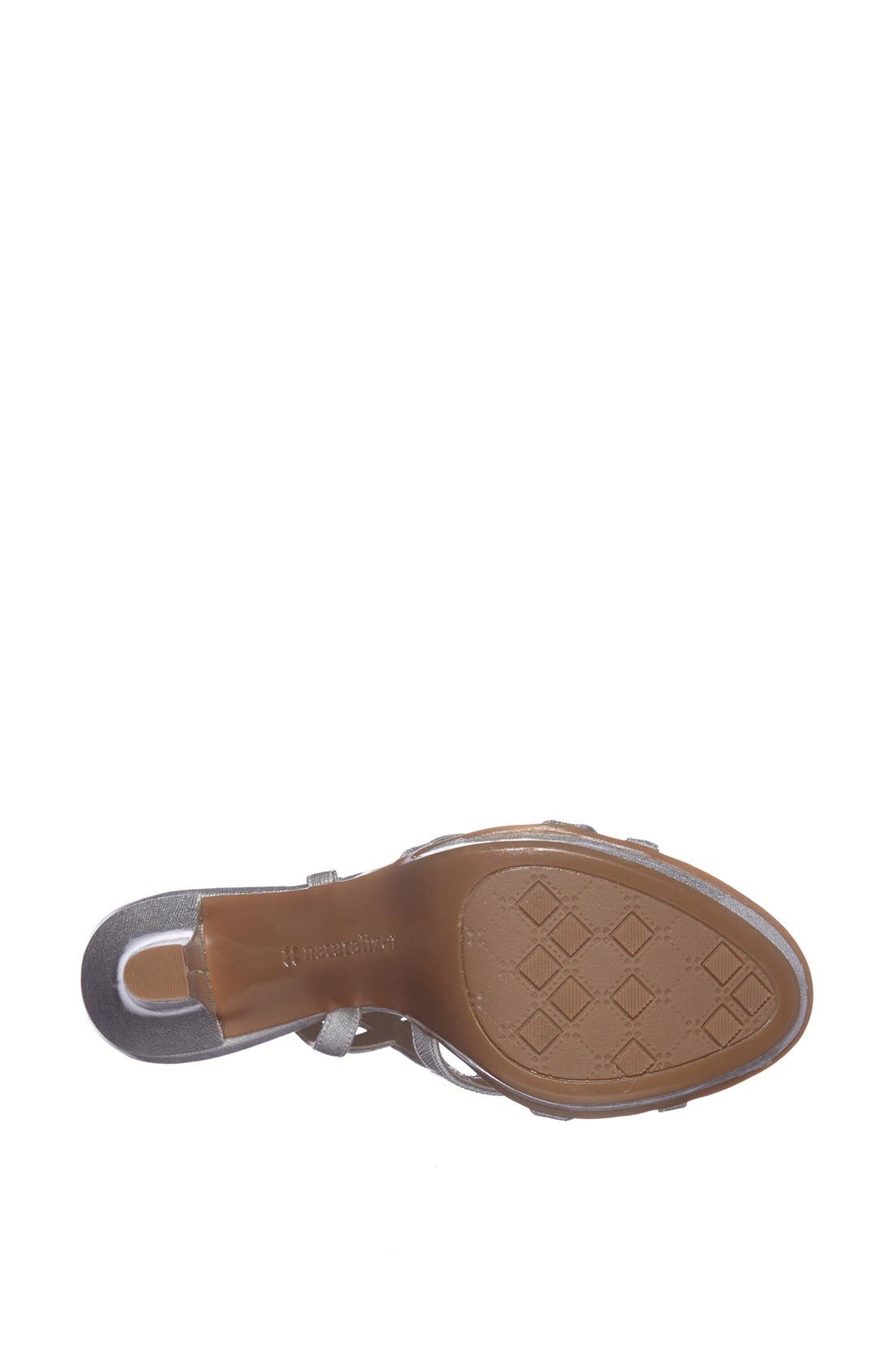 'Danya' Sandal, Alternate, color, SILVER CROSSHATCH