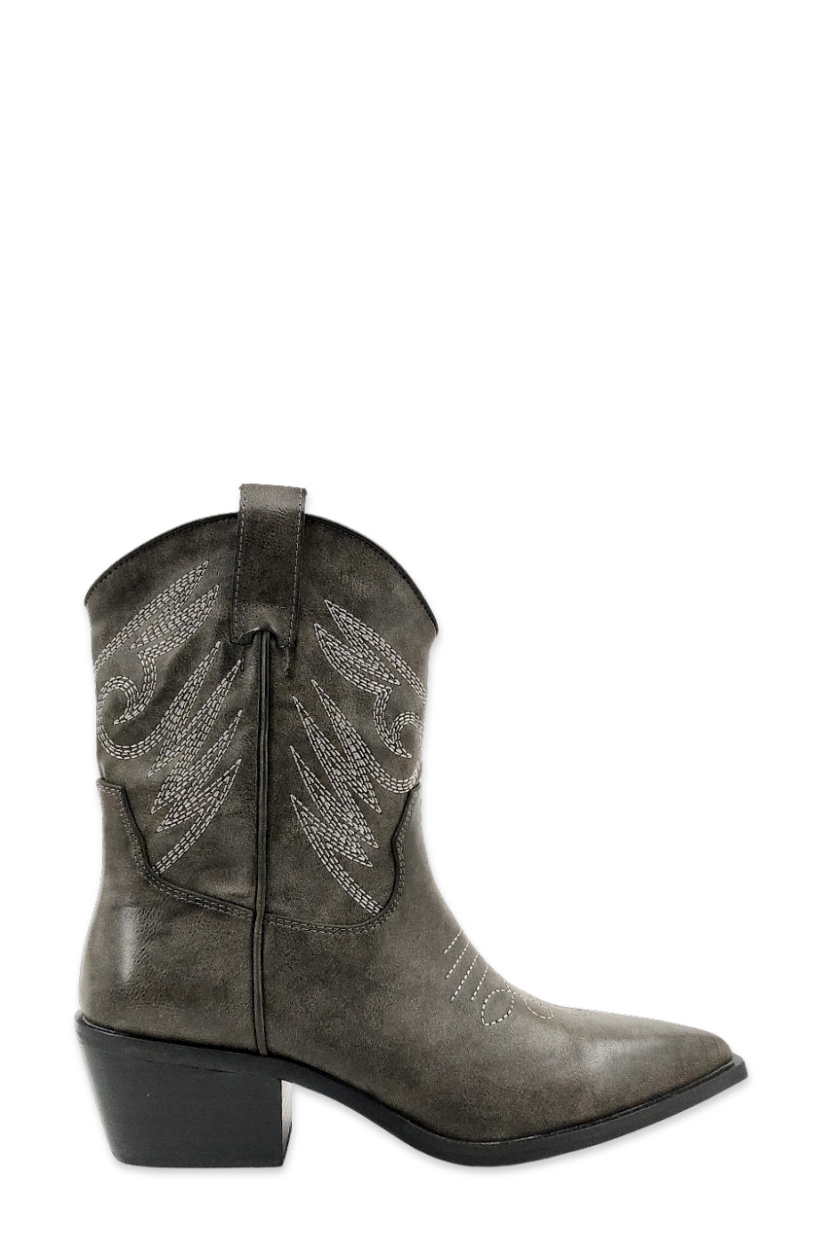 SHUSHOP Zahara Western Bootie, Alternate, color, 