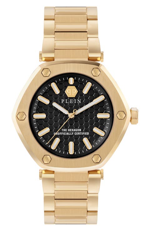 The Hexagon Bracelet Watch, 38mm