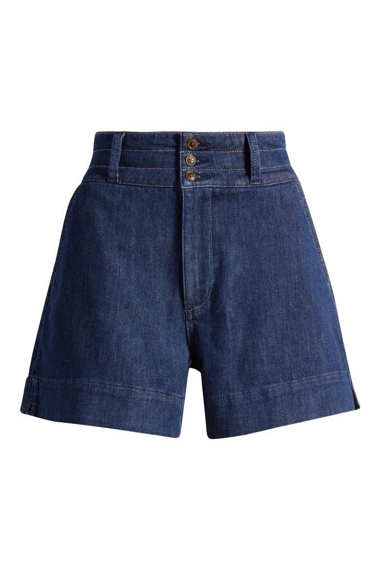 Dani High Waist Denim Shorts, Alternate, color, EMERSYN