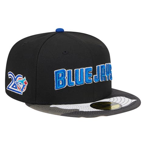 Men
s New Era Black Toronto Blue Jays Metallic Camo 59FIFTY Fitted Hat