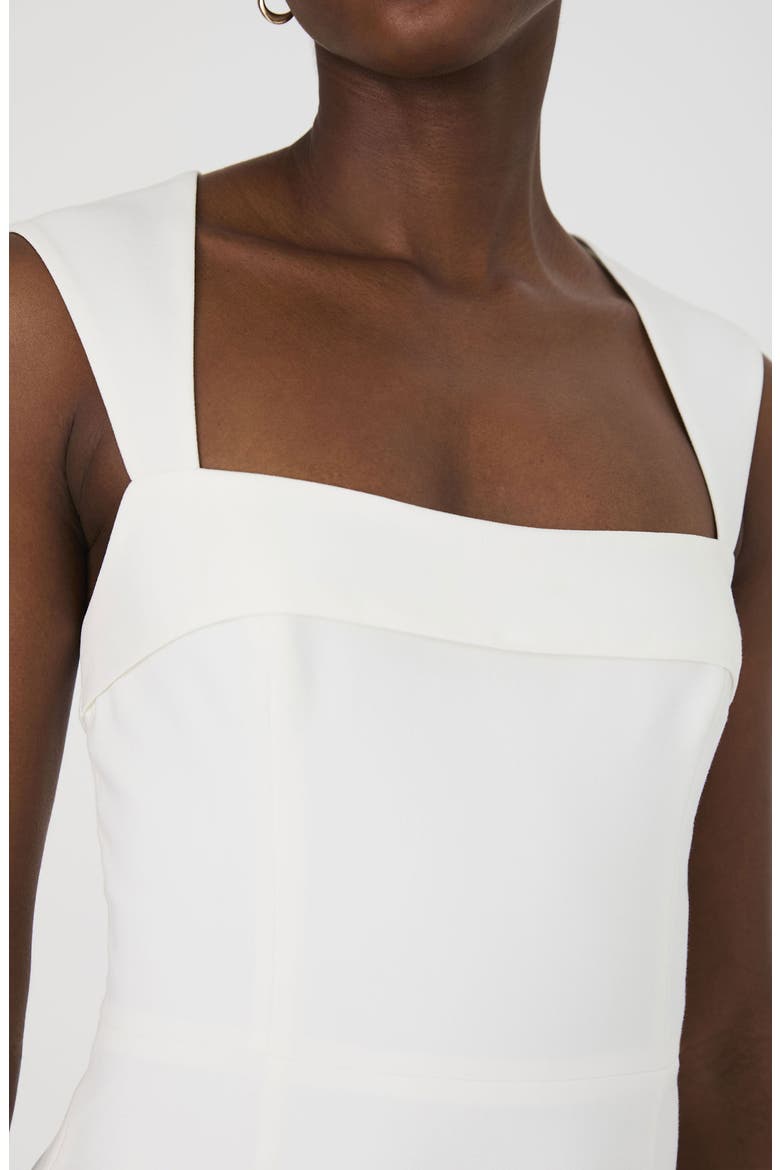 Whisper Square Neck Minidress, Alternate, color, SUMMER WHITE