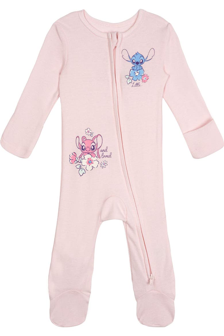 Lilo & Stitch 2-Pack Footed Sleep N' Play, Alternate, color, Stitch Angel Pink