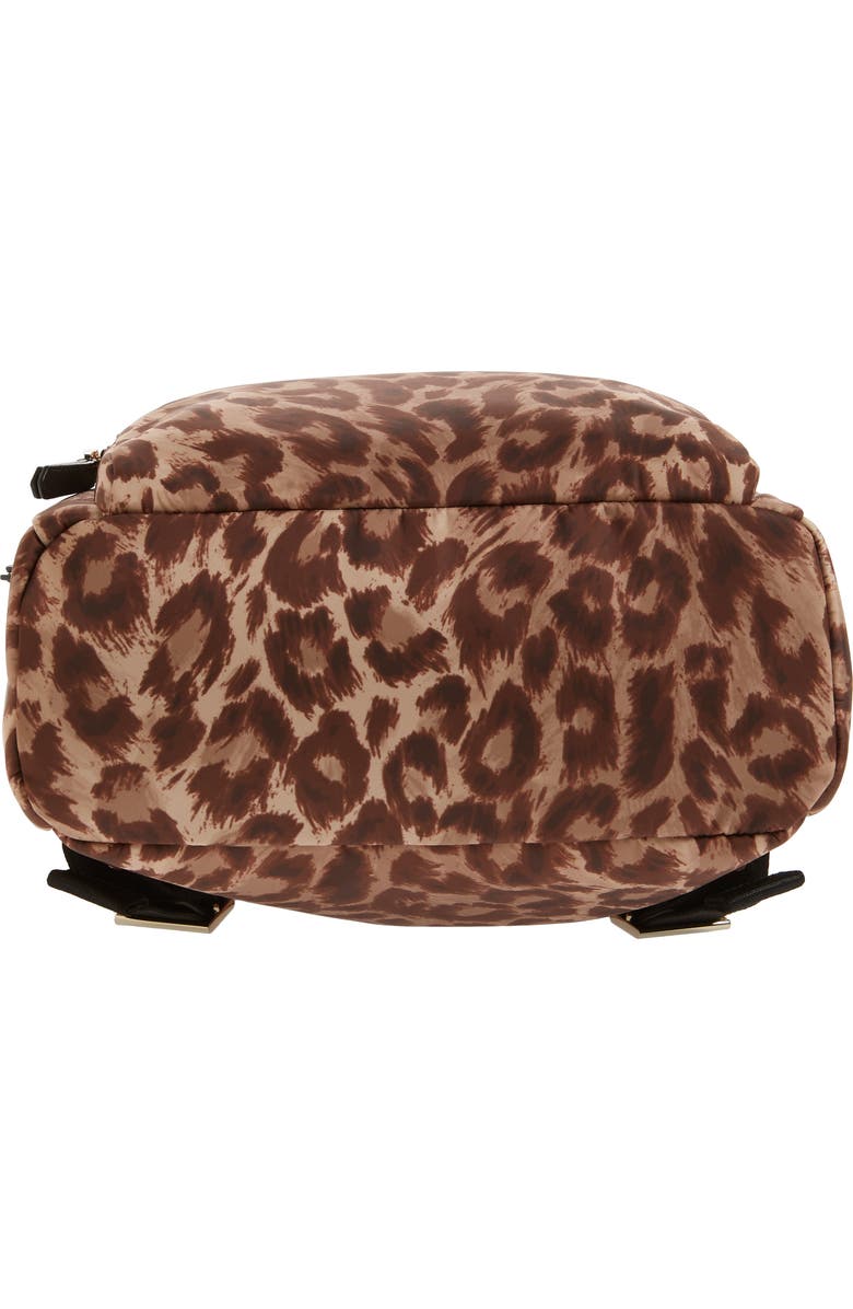 Kate Spade New York large taylor leopard nylon backpack, Alternate, color,