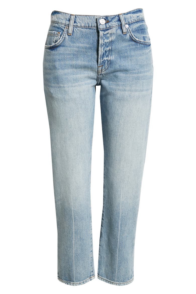 Le Pixie Slouch High Waist Straight Leg Jeans, Alternate, color, ICEBURG