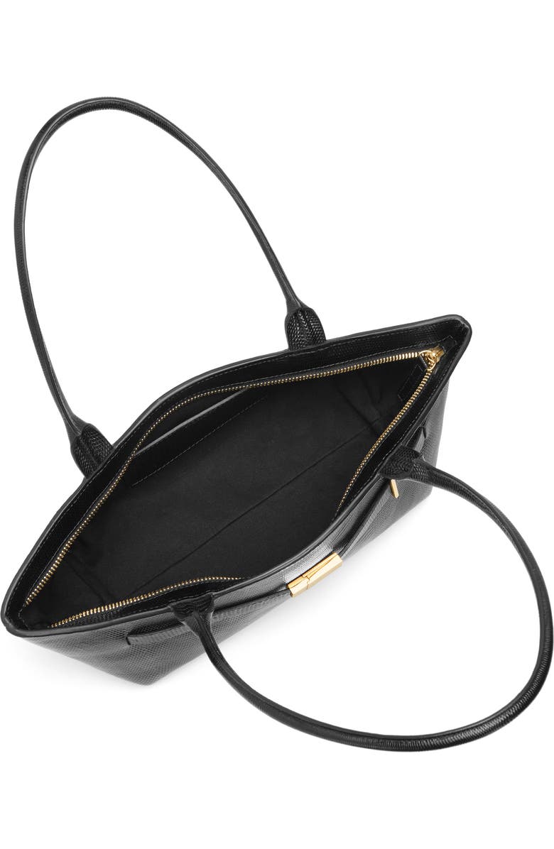 DeMellier The New York Leather Shoulder Bag, Alternate, color, Black Tones