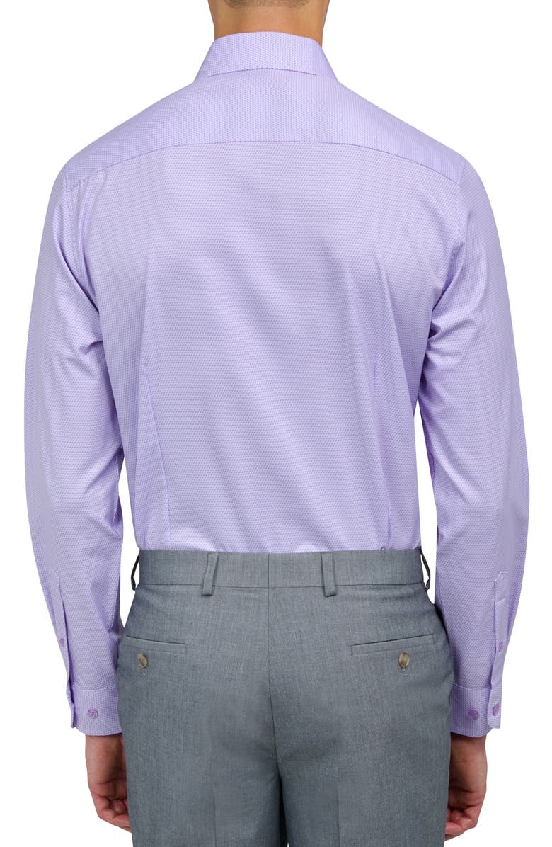 W.R.K Slim Fit Broken Stripe Print Recycled Performance Stretch Dress Shirt, Alternate, color, 