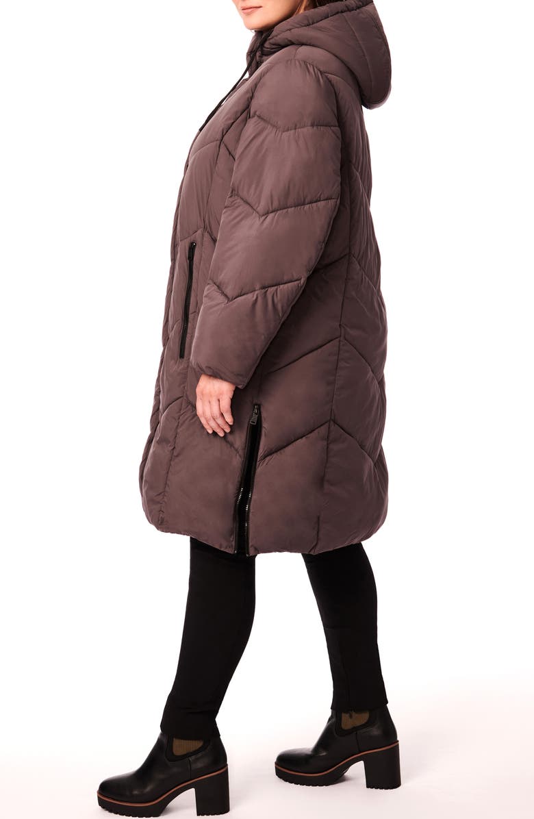 Bernardo Hooded Puffer Coat, Alternate, color, 