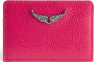 Zadig & Voltaire Pass Leather Card Case