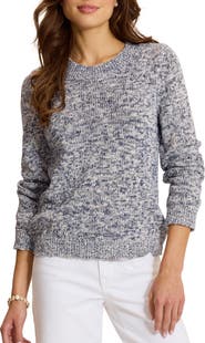 Tommy Bahama Surf Shore Mouline Jersey Crewneck Sweater