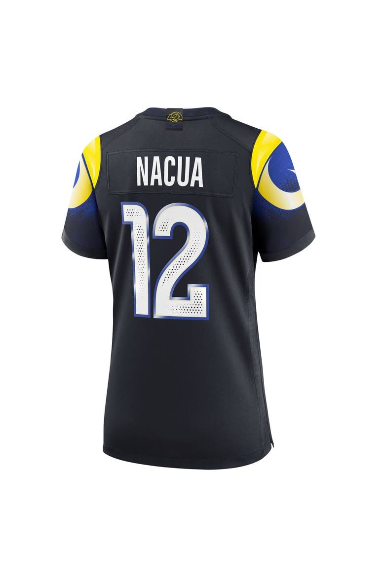 Women's Nike Puka Nacua Midnight Blue Los Angeles Rams 2025 Rivalries Collection Game Jersey, Alternate, color, Dark Blue
