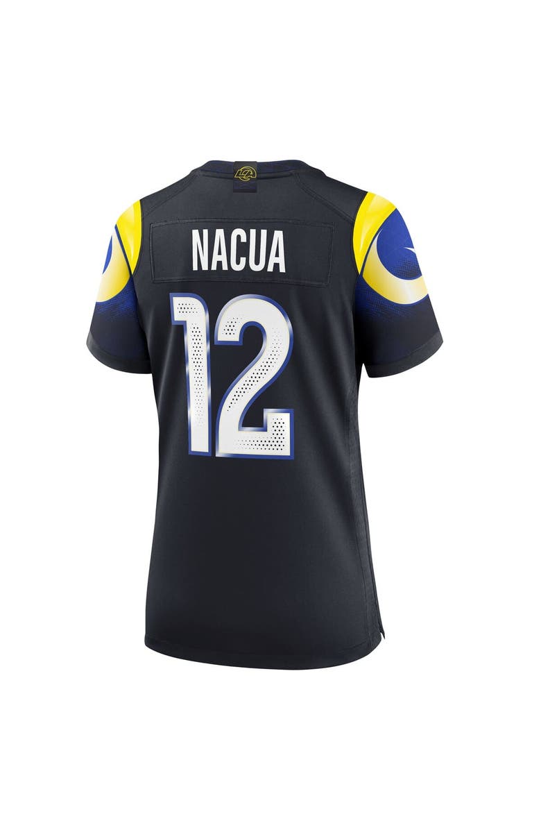 Nike Women's Nike Puka Nacua Midnight Blue Los Angeles Rams 2025 Rivalries Collection Game Jersey, Alternate, color, Dark Blue