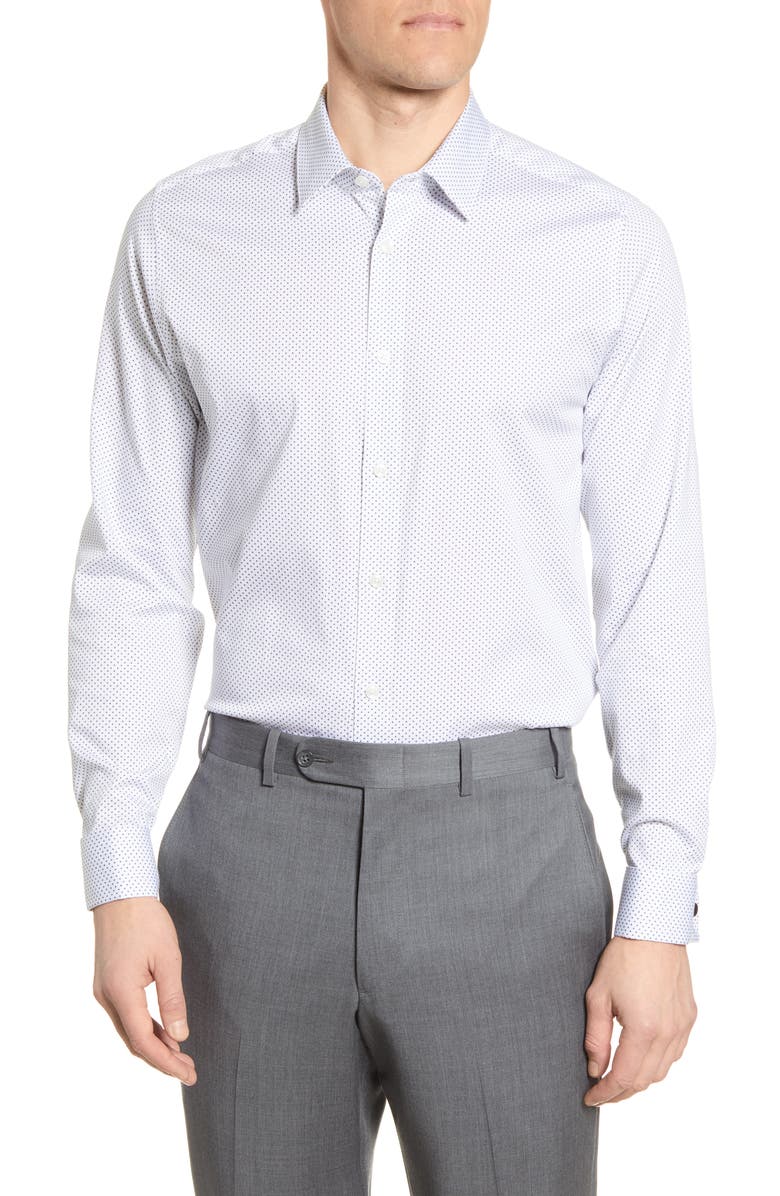 Ted Baker London Modern Fit Dress Shirt, Main, color, 