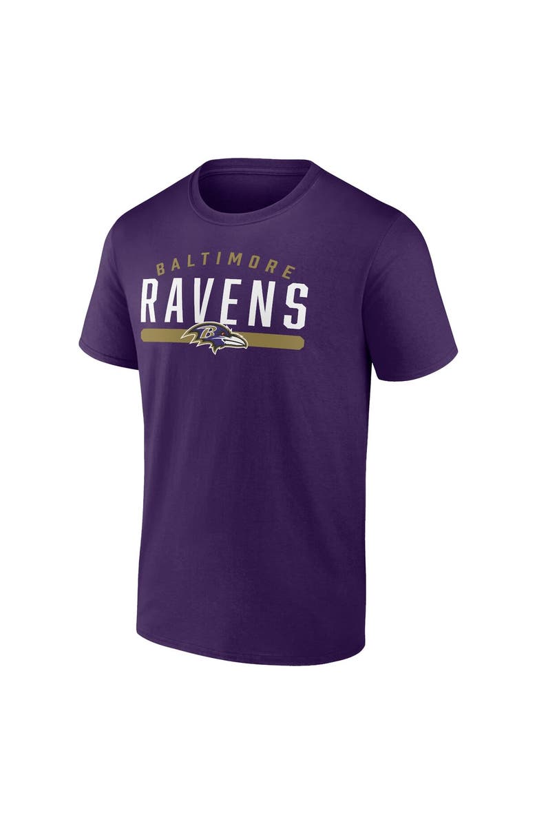 FANATICS Men's Fanatics Branded Purple Baltimore Ravens Big & Tall Arc and Pill T-Shirt, Alternate, color,