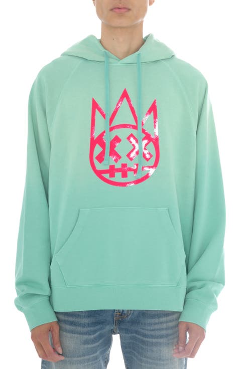 Shimuchan Flocked Logo Graphic Hoodie