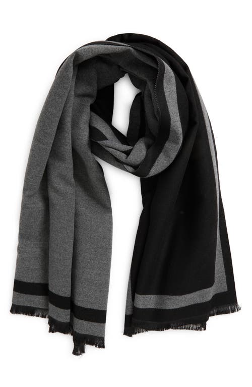 NORDSTROM NORDSTROM REVERSIBLE FRINGE SCARF 