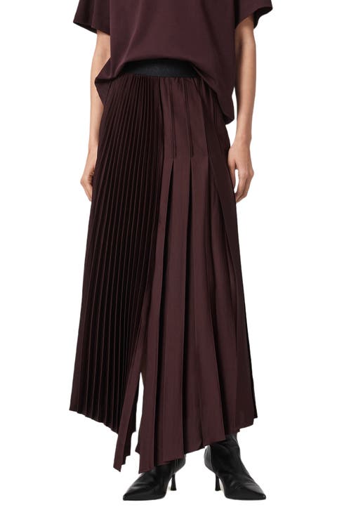 Jax Pleated Maxi Skirt