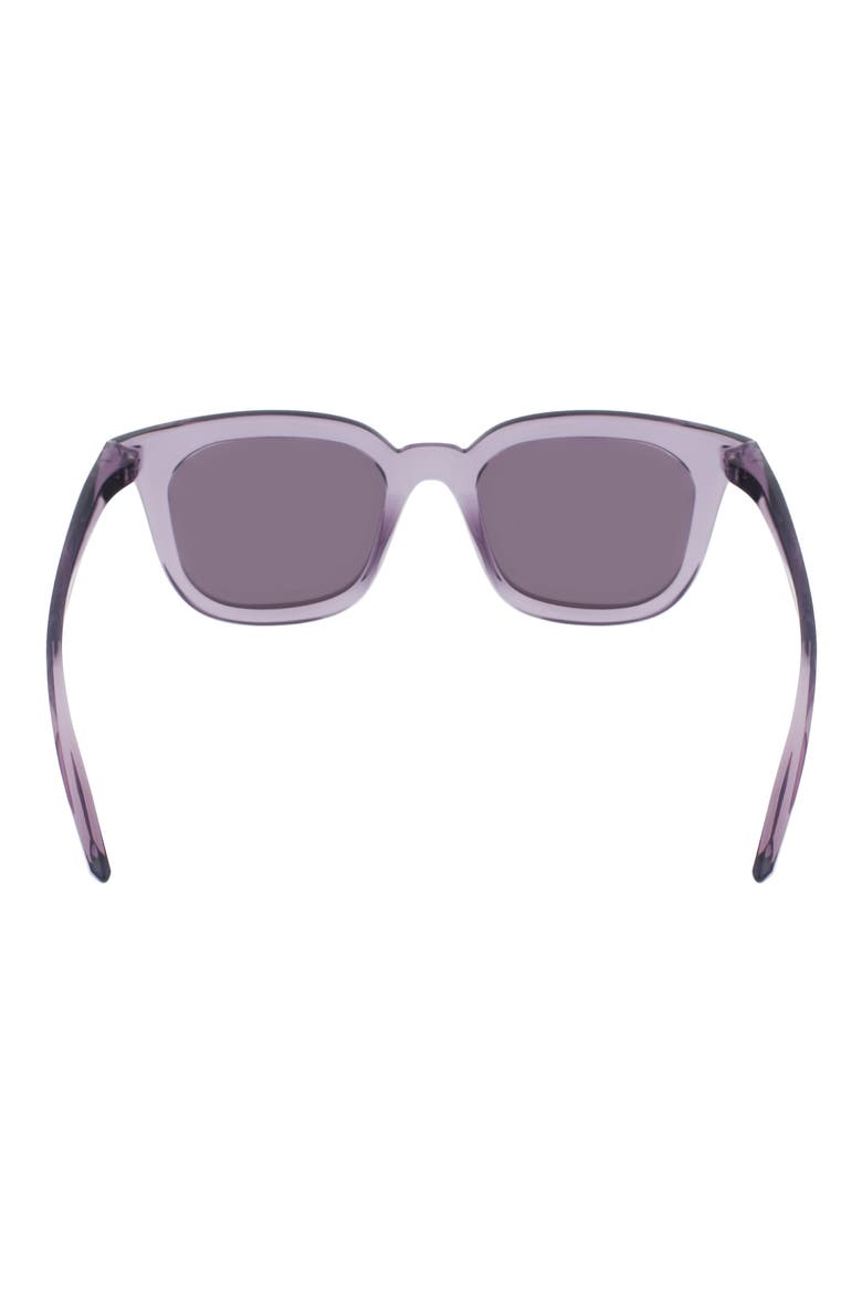 Myriad 52mm Mirrored Square Sunglasses, Alternate, color, DARK RAISIN/SUPER VIOLET