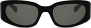 CELINE Journey 57mm Geometric Sunglasses