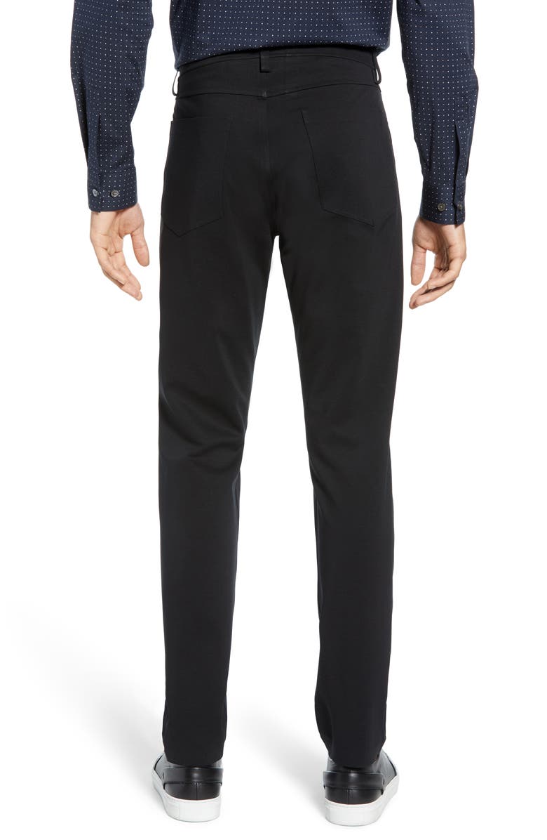 Theory Tech Raffi Compact Trim Fit Ponte Pants, Alternate, color,