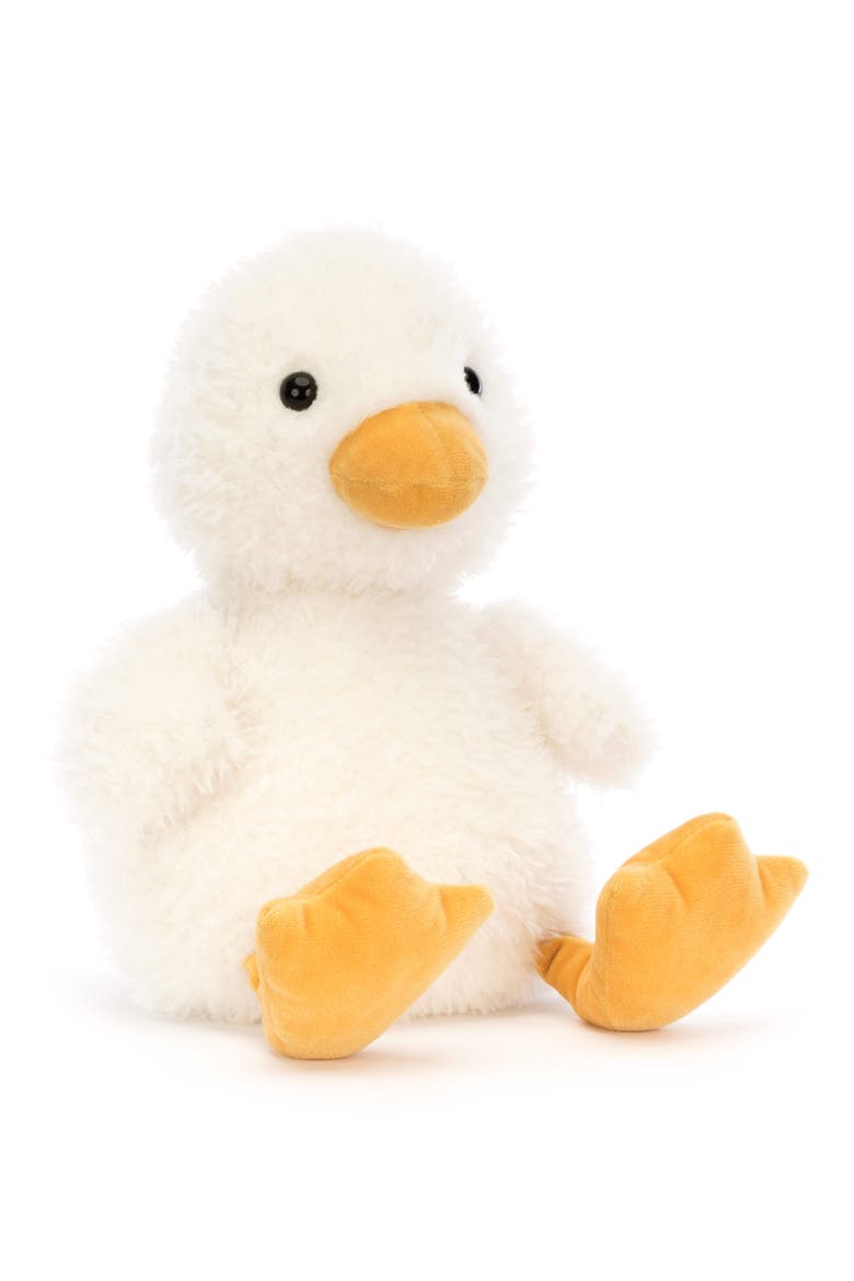 Dory Duck Stuff Animal, Main, color, WHITE