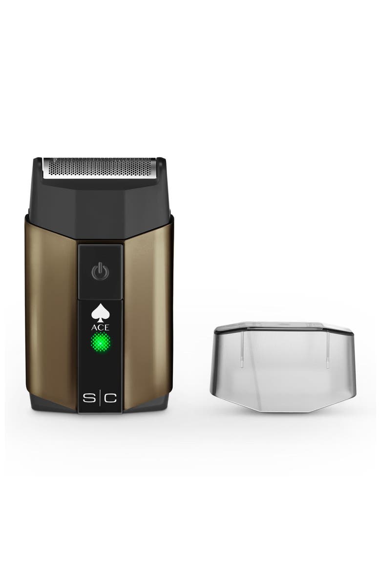 Ace Cordless Single Foil Shaver with Trimmer, Alternate, color, Gunmetal