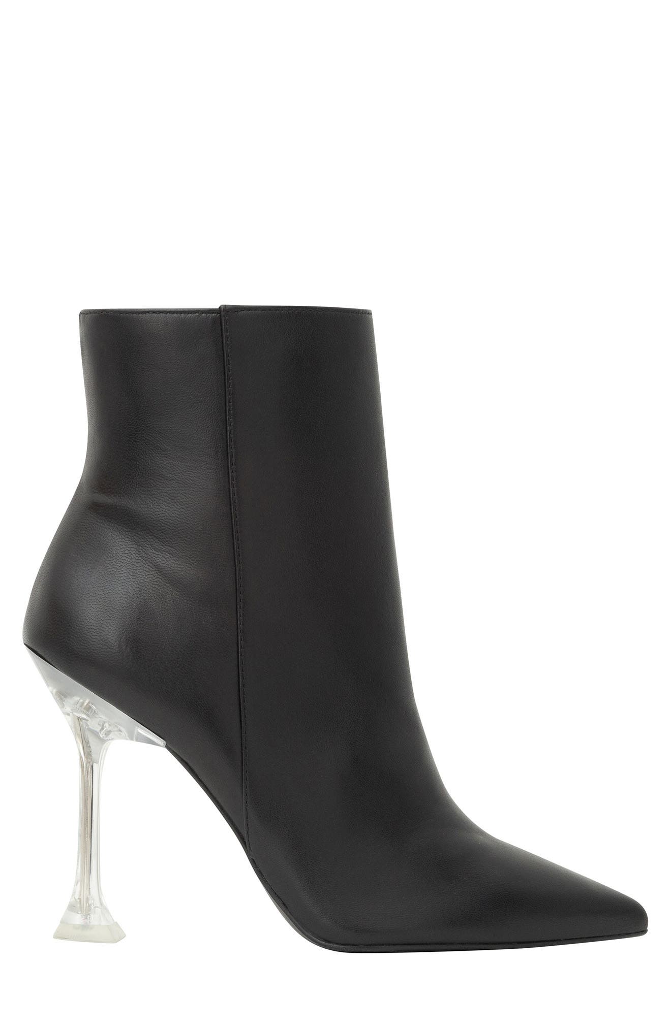 Nine West Tonight Clear Heel Dress Bootie, Alternate, color, 