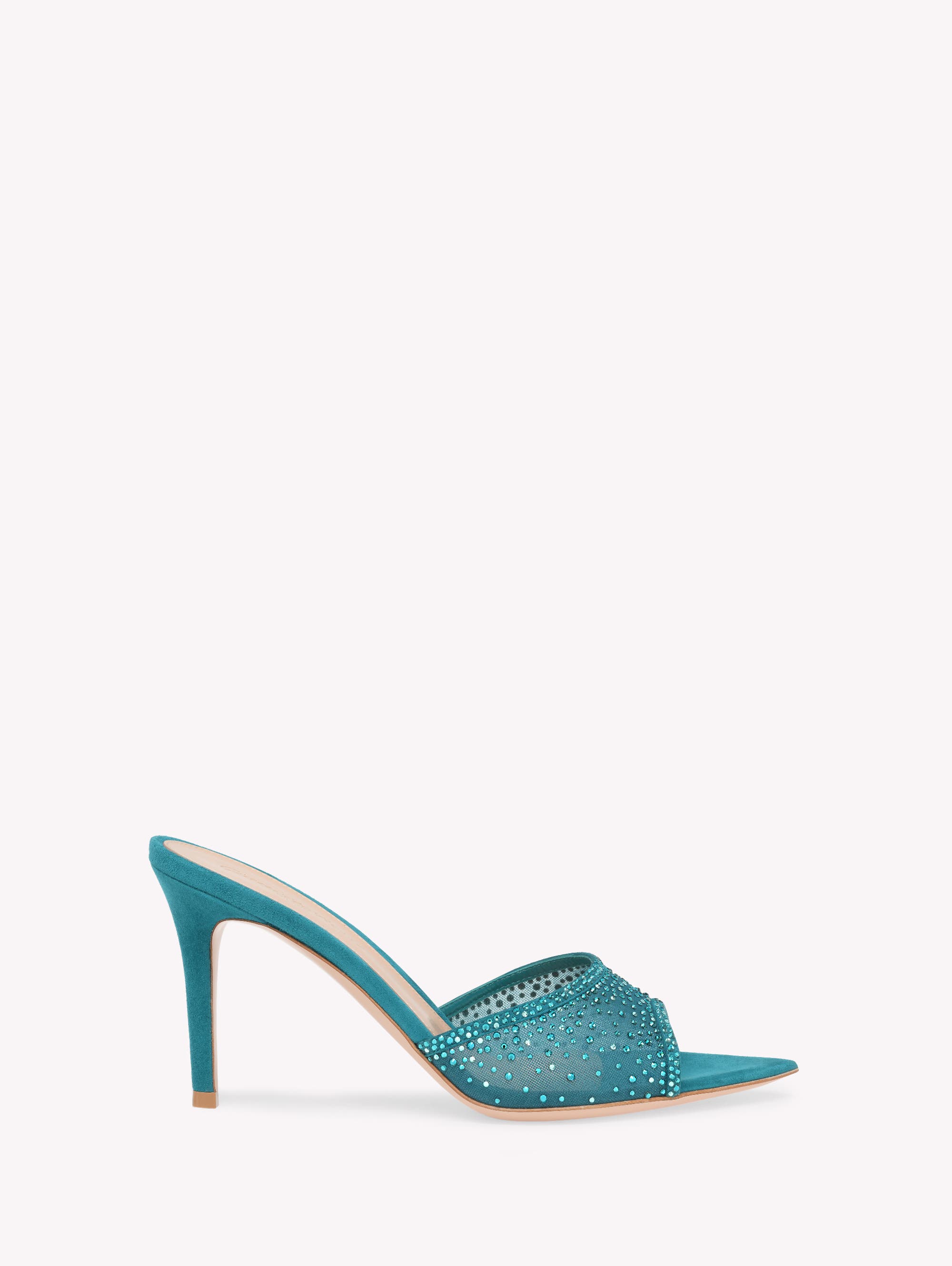  Blue Fabric And Suede