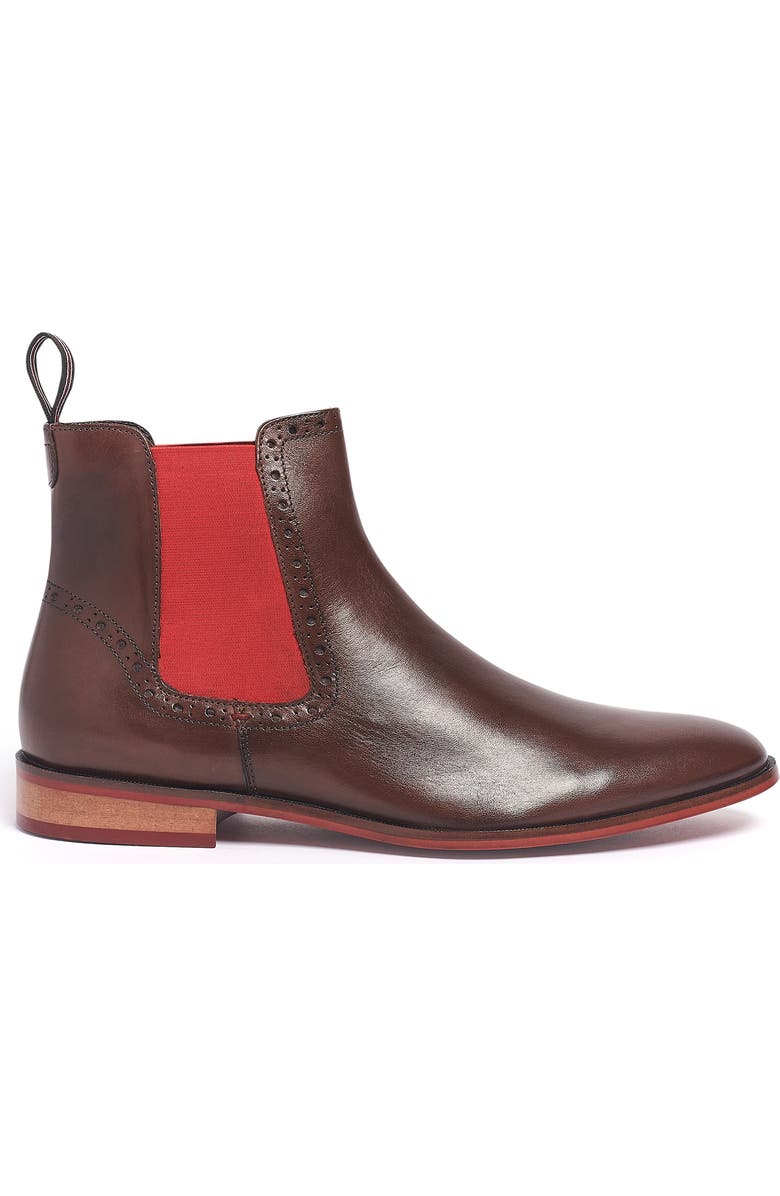 CARLOS SANTANA Mantra Chelsea Boot, Alternate, color, Dark Brown