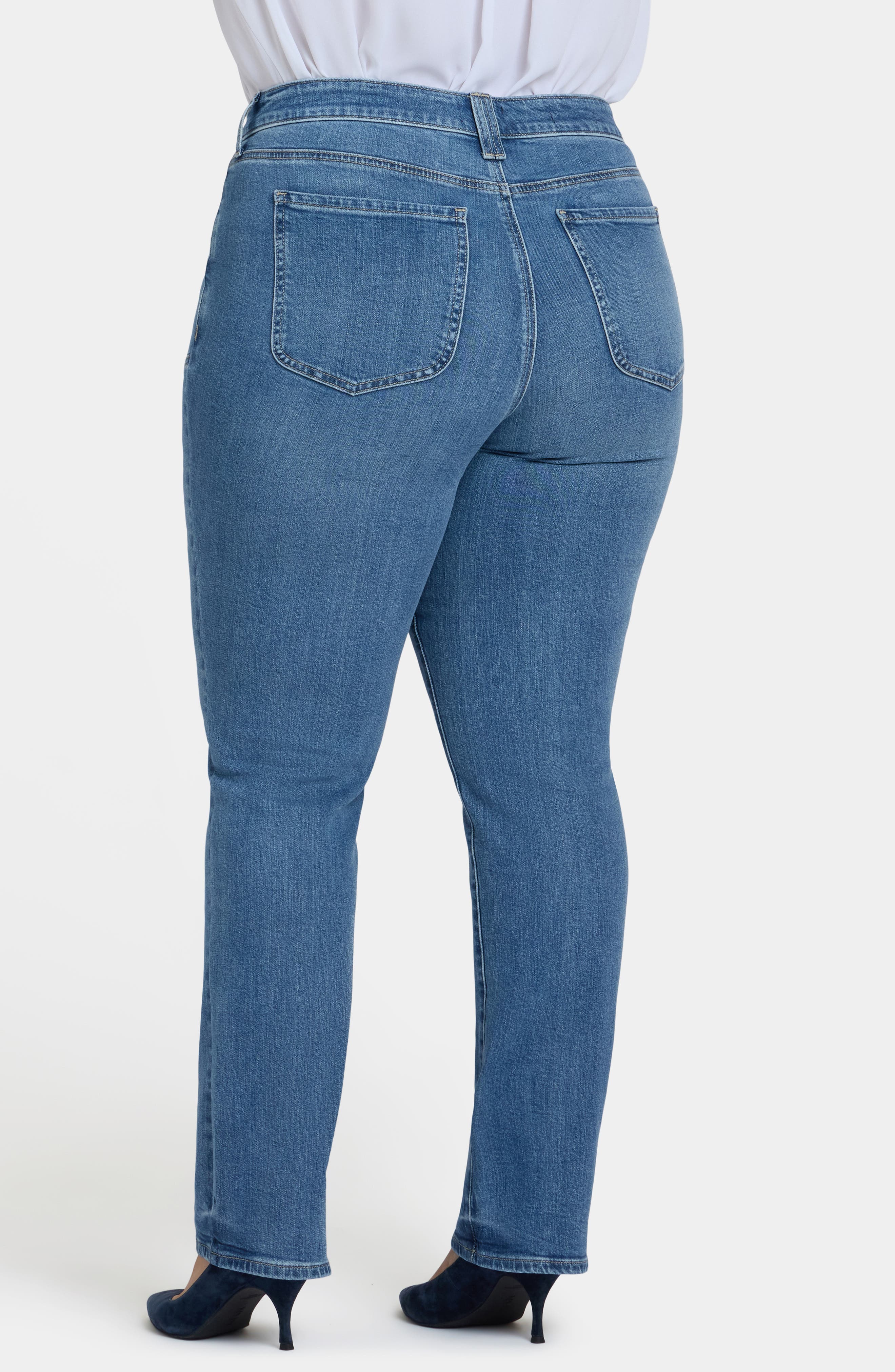 Marilyn Patch Pocket Straight Leg Jeans - image 2