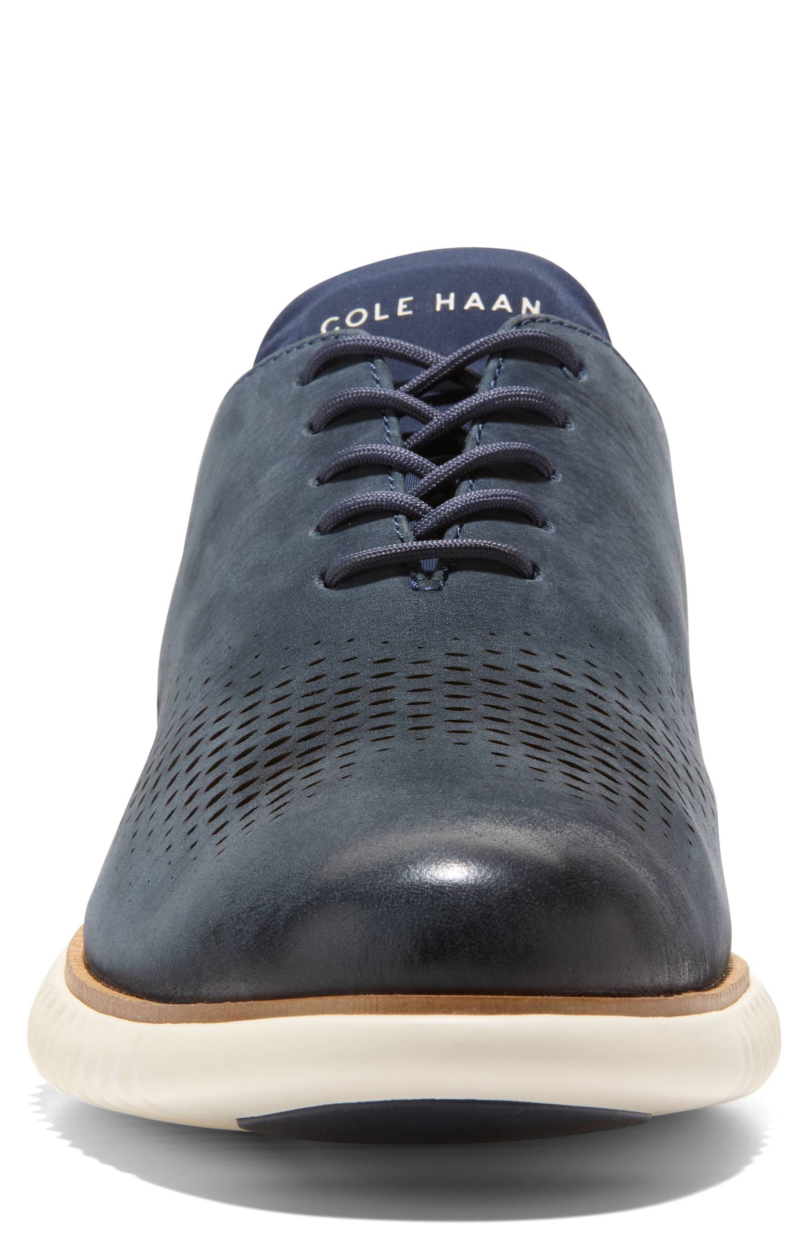 Cole Haan 2.ZeroGrand Laser Wing Derby, Alternate, color, Navy Blz/I