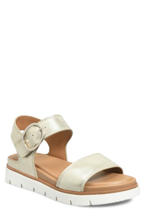 Gweneth Ankle Strap Platform Sandal (Women)
