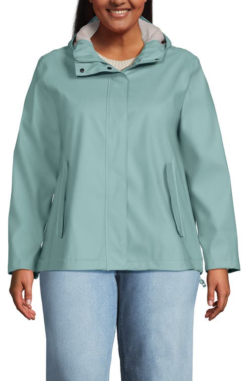 LANDS' END LANDS' END SQUALL WATERPROOF RAIN SLICKER JACKET