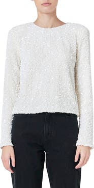 Endless Rose Sequin Long Sleeve Top