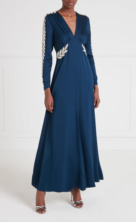 Vine Sleeved Gown