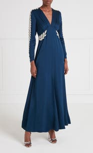 Temperley London Vine Sleeved Gown
