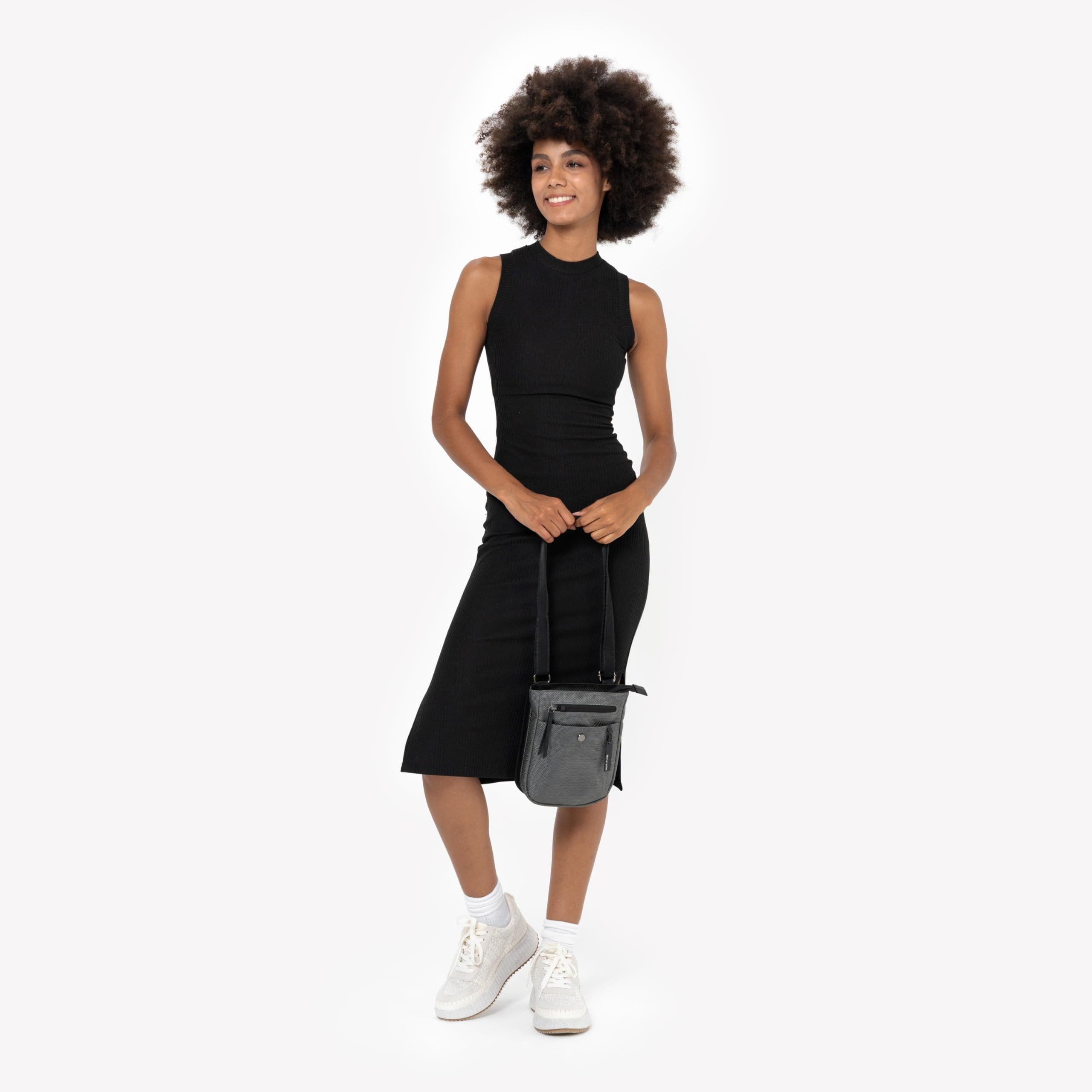 Sherpani Prima Anti Theft Crossbody Bag, Alternate, color, Granite