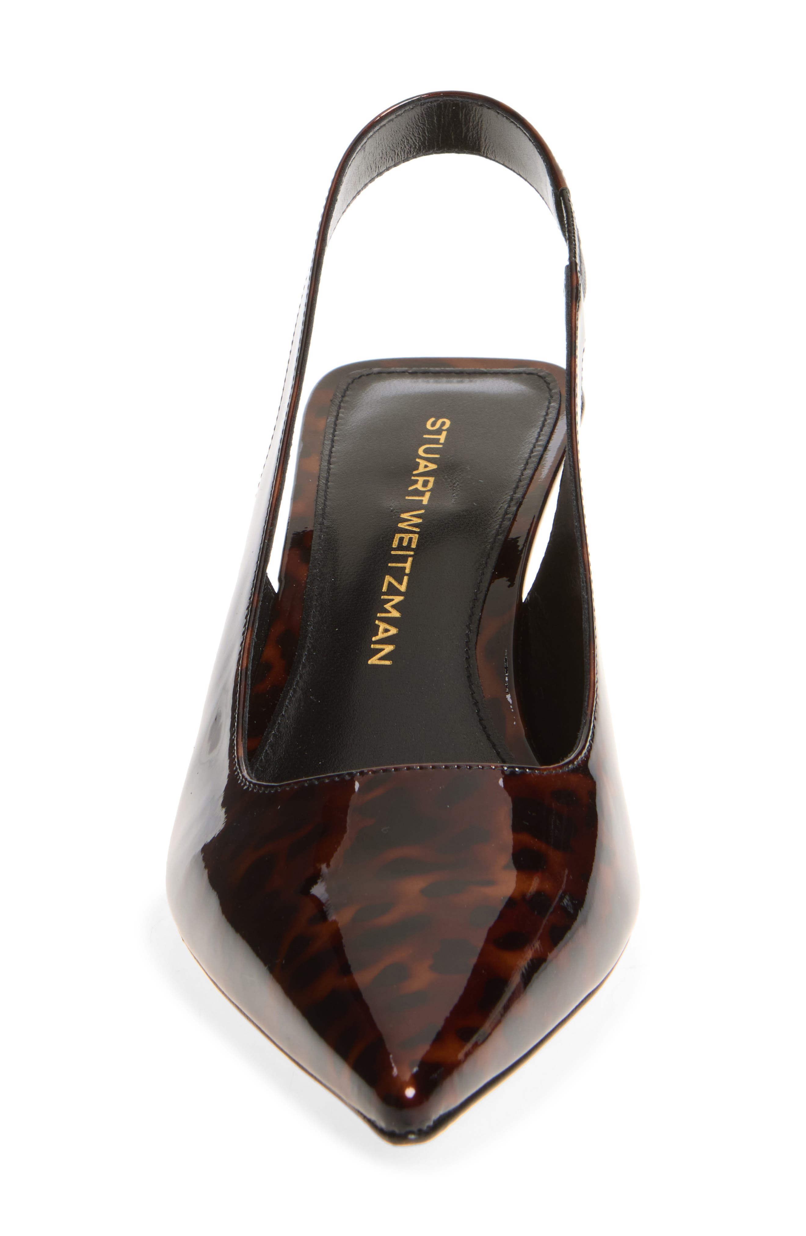 Vinnie Slingback Wedge Pump, Alternate, color, DARK BROWN GLOSS TOR
