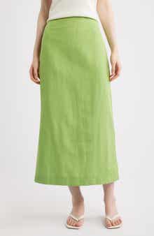 Mia Topstitch Detail Skirt