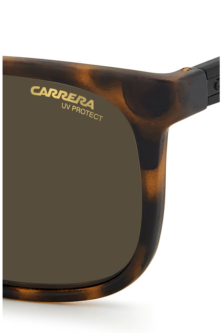 54mm Rectangular Sunglasses, Alternate, color, MATTE HAVANA / BROWN