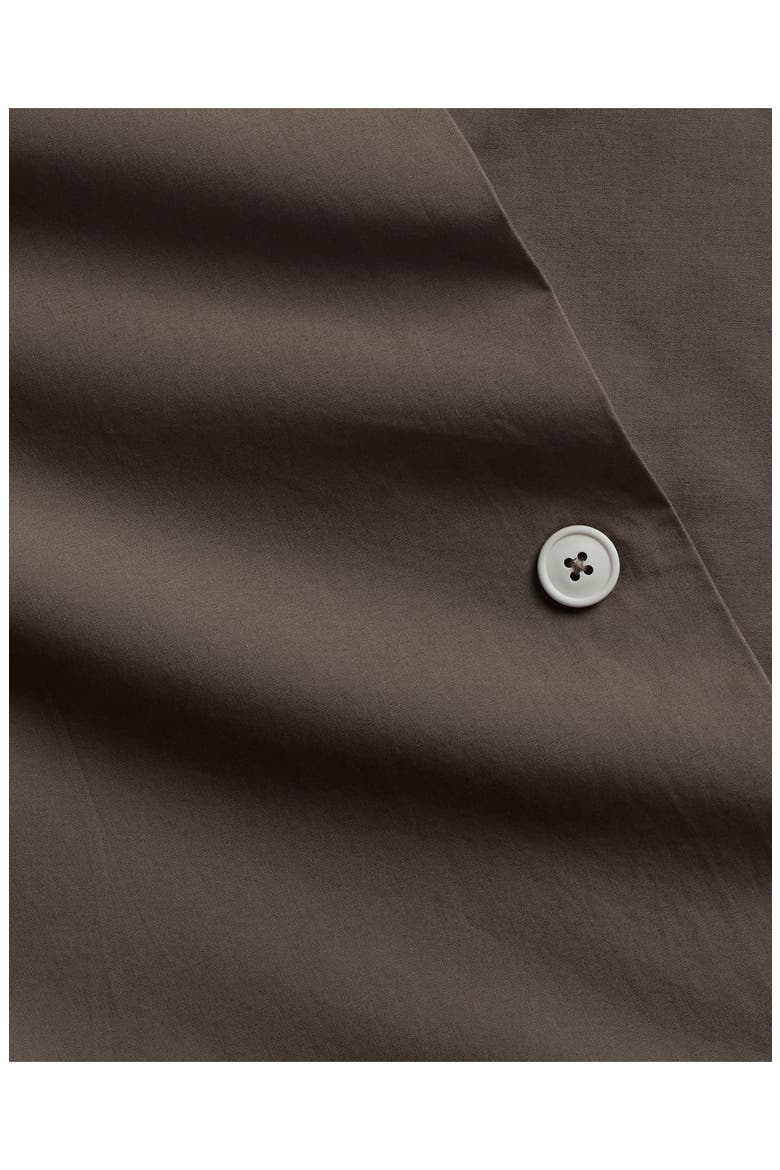 Brushed Cotton Duvet Cover, Alternate, color, WARM GREY