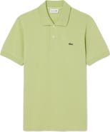 Lacoste Essentials Classic Fit Cotton Blend Piqué Polo