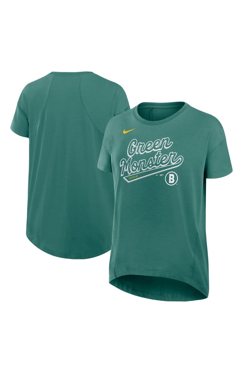 Nike Women's Nike Green Boston Red Sox 2025 City Connect Flowy Fashion Tri-Blend Performance T-Shirt, Alternate, color,
