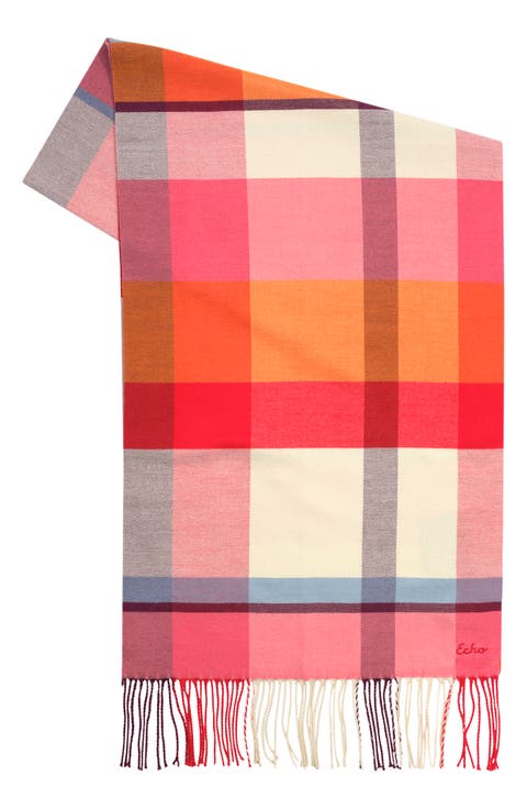 Cubist Plaid Scarf