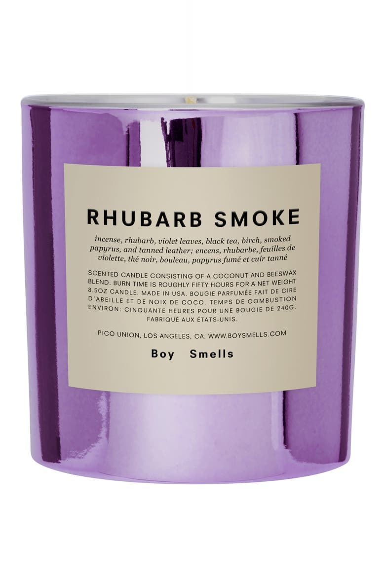 Hypernature Rhubarb Smoke Scented Candle, Main, color, NO COLOR