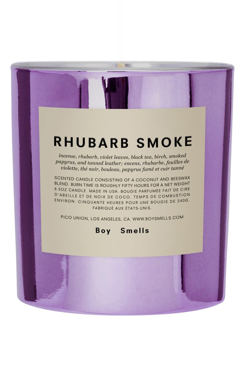 Boy Smells Hypernature Rhubarb Smoke Scented Candle, Main, color,