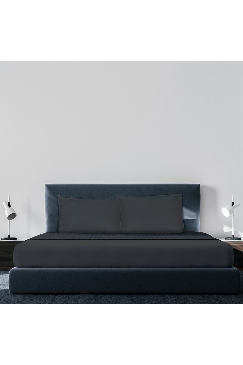 Luxe Soft 'n Smooth Tencel® Lyocell Sheet Set, Alternate, color, CHARCOAL