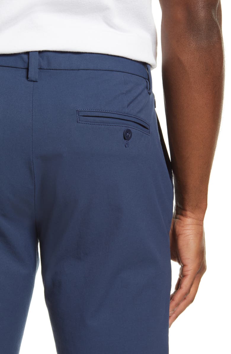 vineyard vines On-The-Go Slim Fit Performance Pants, Alternate, color, Blue Blazer