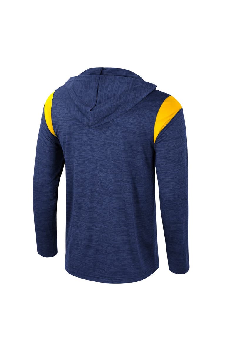 COLOSSEUM Men's Colosseum Navy Michigan Wolverines Dozer Half-Zip Windshirt, Alternate, color, Navy