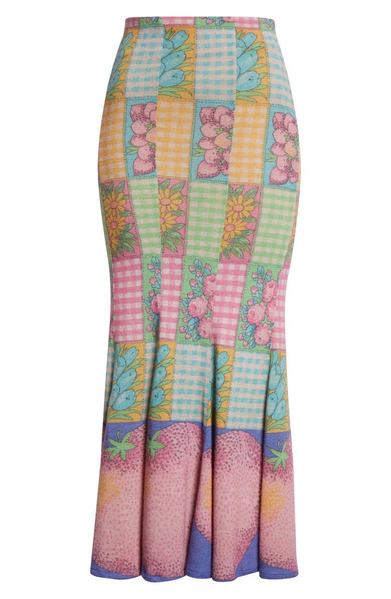 ERL Patchwork Panel Mermaid Skirt, Alternate, color,